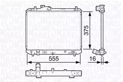 Теплообменник MAGNETI MARELLI 350213136200