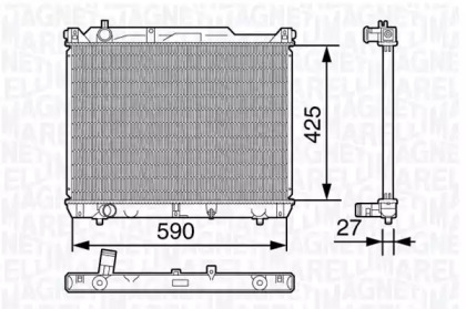 Теплообменник MAGNETI MARELLI 350213136600