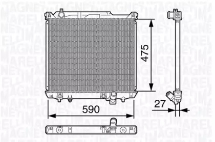 Теплообменник MAGNETI MARELLI 350213136700