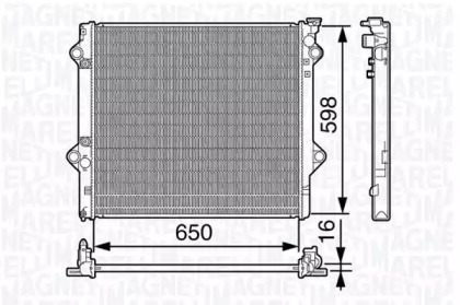 Теплообменник MAGNETI MARELLI 350213137500