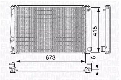 Теплообменник MAGNETI MARELLI 350213137700