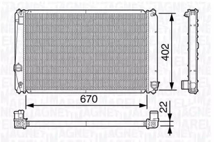 Теплообменник MAGNETI MARELLI 350213137900