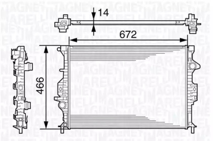 Теплообменник MAGNETI MARELLI 350213138500