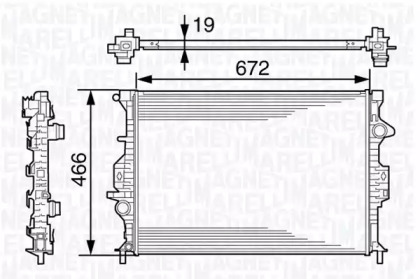 Теплообменник MAGNETI MARELLI 350213138600