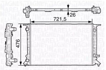 Теплообменник MAGNETI MARELLI 350213138700