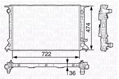 Теплообменник MAGNETI MARELLI 350213138800