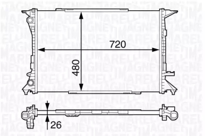 Теплообменник MAGNETI MARELLI 350213139400