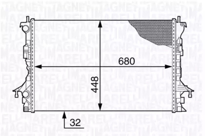 Теплообменник MAGNETI MARELLI 350213139500