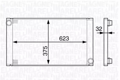 Теплообменник MAGNETI MARELLI 350213139600