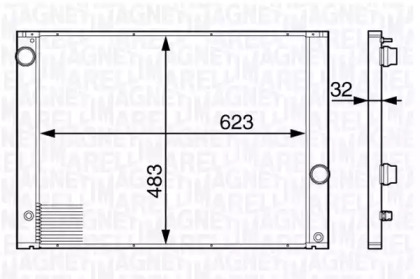 Теплообменник MAGNETI MARELLI 350213139700