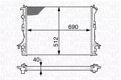 Теплообменник MAGNETI MARELLI 350213140100