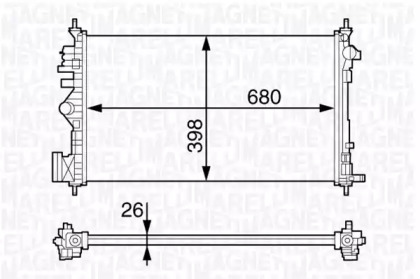 Теплообменник MAGNETI MARELLI 350213141100