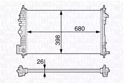 Теплообменник MAGNETI MARELLI 350213141200