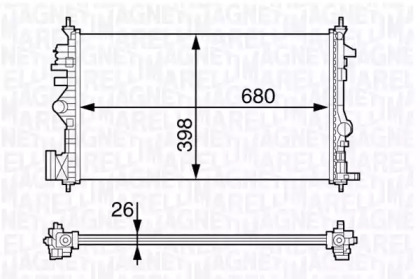 Теплообменник MAGNETI MARELLI 350213141300