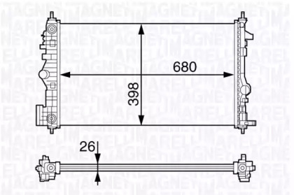 Теплообменник MAGNETI MARELLI 350213141400