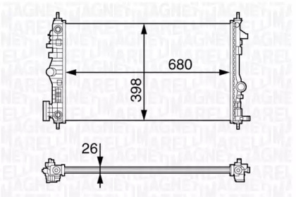 Теплообменник MAGNETI MARELLI 350213141500