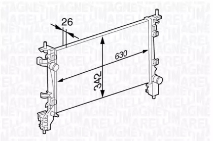 Теплообменник MAGNETI MARELLI 350213141600