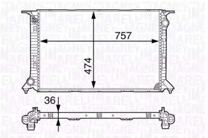 Теплообменник MAGNETI MARELLI 350213141800