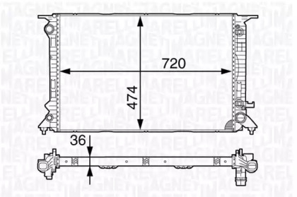 Теплообменник MAGNETI MARELLI 350213141900