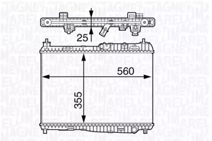 Теплообменник MAGNETI MARELLI 350213142100