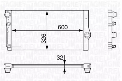 Теплообменник MAGNETI MARELLI 350213142200