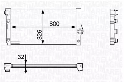 Теплообменник MAGNETI MARELLI 350213142300