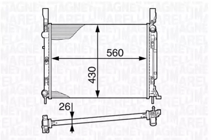 Теплообменник MAGNETI MARELLI 350213142400