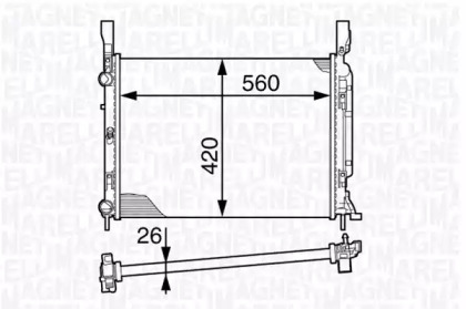 Теплообменник MAGNETI MARELLI 350213142700