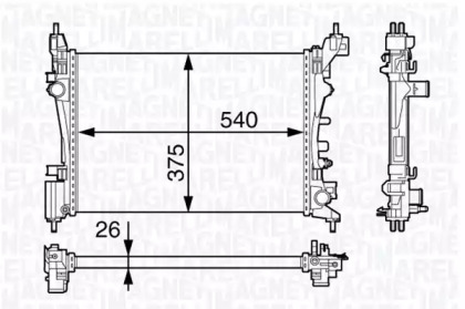 Теплообменник MAGNETI MARELLI 350213143100