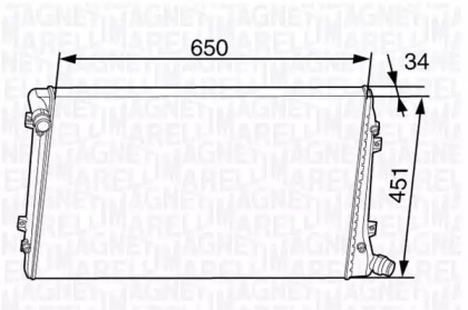 Теплообменник MAGNETI MARELLI 350213143700