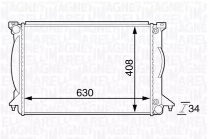 Теплообменник MAGNETI MARELLI 350213143900