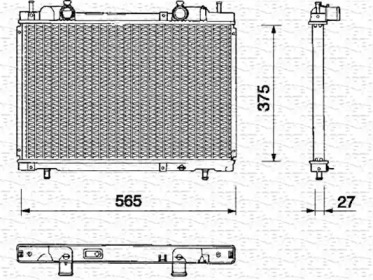 Теплообменник MAGNETI MARELLI 350213143000