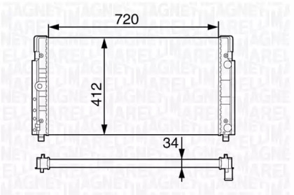 Теплообменник MAGNETI MARELLI 350213144200