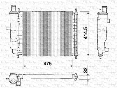 Теплообменник MAGNETI MARELLI 350213151000