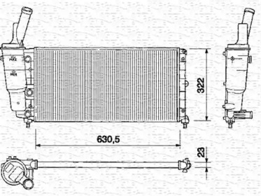 Теплообменник MAGNETI MARELLI 350213161000