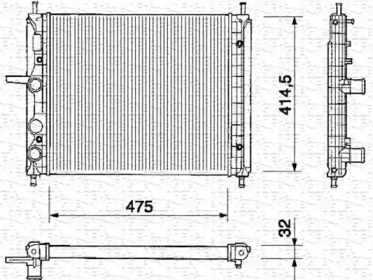 Теплообменник MAGNETI MARELLI 350213163000