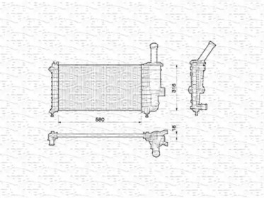 Теплообменник MAGNETI MARELLI 350213173000