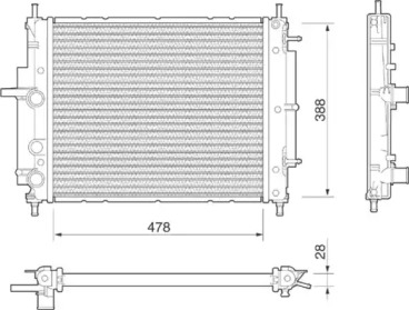 Теплообменник MAGNETI MARELLI 350213175000