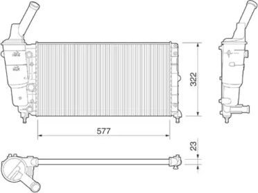 Теплообменник MAGNETI MARELLI 350213176000