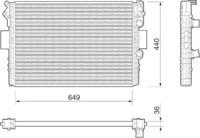 Теплообменник MAGNETI MARELLI 350213184000