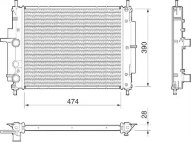 Теплообменник MAGNETI MARELLI 350213186000