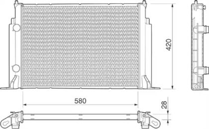 Теплообменник MAGNETI MARELLI 350213190000