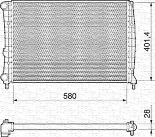 Теплообменник MAGNETI MARELLI 350213194000