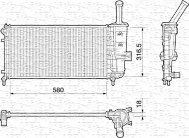 Теплообменник MAGNETI MARELLI 350213195000