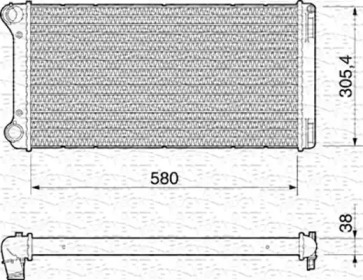 Теплообменник MAGNETI MARELLI 350213200000