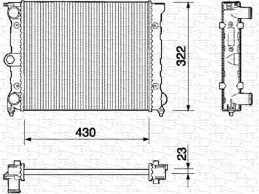 Теплообменник MAGNETI MARELLI 350213201000