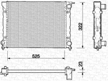 Теплообменник MAGNETI MARELLI 350213203000