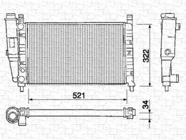 Теплообменник MAGNETI MARELLI 350213225000