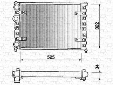 Теплообменник MAGNETI MARELLI 350213233000