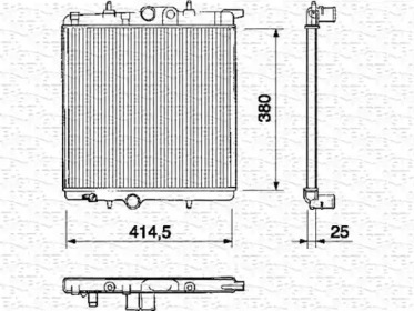 Теплообменник MAGNETI MARELLI 350213250000